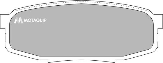 Motaquip LVXL1702 - Brake Pad Set, disc brake autospares.lv