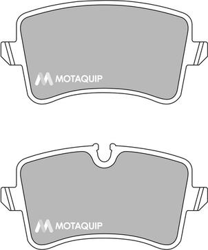 Motaquip LVXL1707 - Brake Pad Set, disc brake autospares.lv