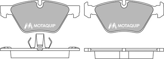 Motaquip LVXL1715 - Brake Pad Set, disc brake autospares.lv