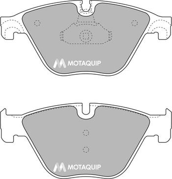 Motaquip LVXL1716 - Brake Pad Set, disc brake autospares.lv