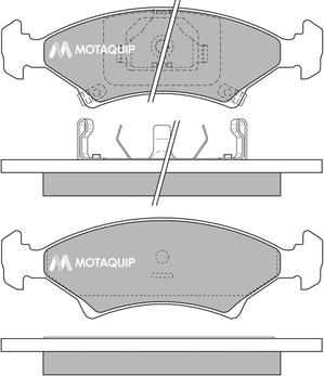 Motaquip LVXL178 - Brake Pad Set, disc brake autospares.lv