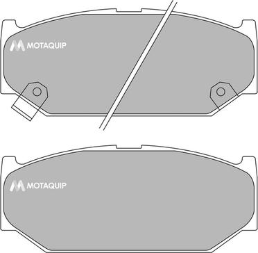 Motaquip LVXL1737 - Brake Pad Set, disc brake autospares.lv