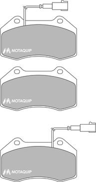 Motaquip LVXL1723 - Brake Pad Set, disc brake autospares.lv