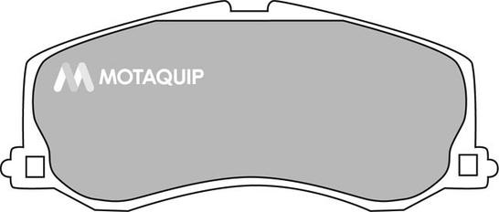 Motaquip LVXL896 - Brake Pad Set, disc brake autospares.lv