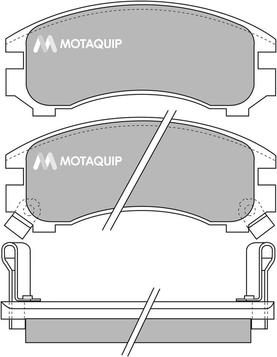 Motaquip LVXL841 - Brake Pad Set, disc brake autospares.lv