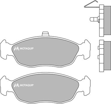 Motaquip LVXL863 - Brake Pad Set, disc brake autospares.lv