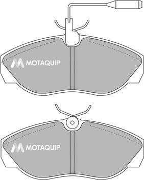 Motaquip LVXL889 - Brake Pad Set, disc brake autospares.lv