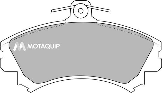 Motaquip LVXL883 - Brake Pad Set, disc brake autospares.lv