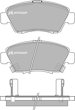 Motaquip LVXL874 - Brake Pad Set, disc brake autospares.lv