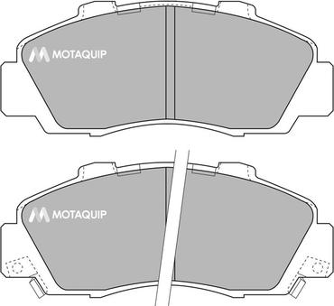 Motaquip LVXL877 - Brake Pad Set, disc brake autospares.lv