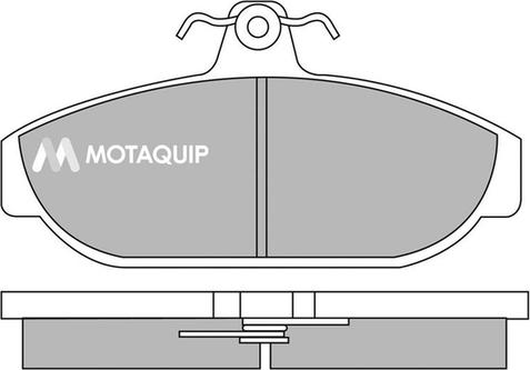 Motaquip LVXL369 - Brake Pad Set, disc brake autospares.lv