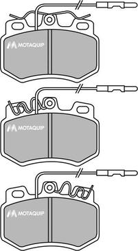 Motaquip LVXL367 - Brake Pad Set, disc brake autospares.lv