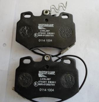 Motaquip LVXL367 - Brake Pad Set, disc brake autospares.lv