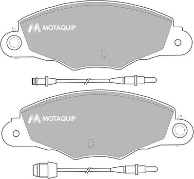 Motaquip LVXL319 - Brake Pad Set, disc brake autospares.lv