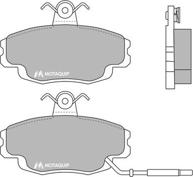 Motaquip LVXL318 - Brake Pad Set, disc brake autospares.lv