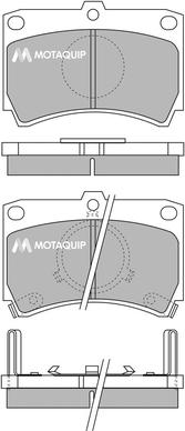 Motaquip LVXL383 - Brake Pad Set, disc brake autospares.lv