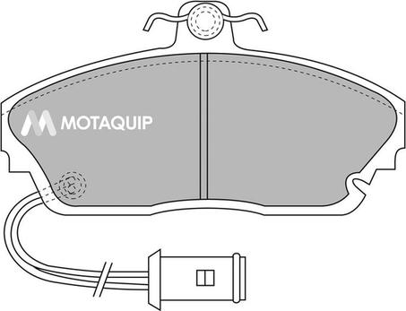 Motaquip LVXL387 - Brake Pad Set, disc brake autospares.lv