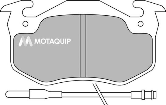 Motaquip LVXL370 - Brake Pad Set, disc brake autospares.lv