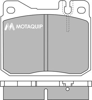 Motaquip LVXL372 - Brake Pad Set, disc brake autospares.lv