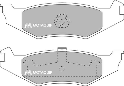 Motaquip LVXL242 - Brake Pad Set, disc brake autospares.lv