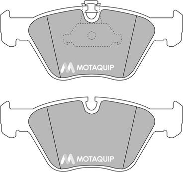Motaquip LVXL202 - Brake Pad Set, disc brake autospares.lv