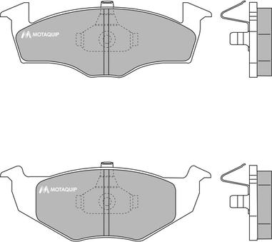 Motaquip LVXL216 - Brake Pad Set, disc brake autospares.lv