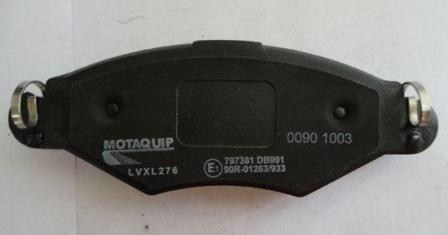 Motaquip LVXL276 - Brake Pad Set, disc brake autospares.lv