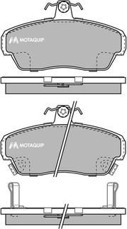 Motaquip LVXL763 - Brake Pad Set, disc brake autospares.lv