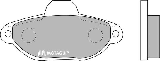 Motaquip LVXL706 - Brake Pad Set, disc brake autospares.lv