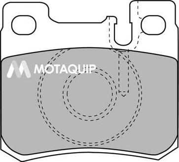 Motaquip LVXL789 - Brake Pad Set, disc brake autospares.lv