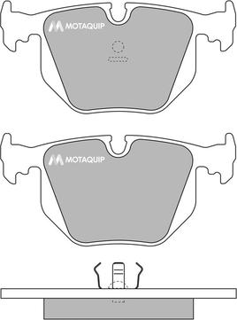 Motaquip LVXL777 - Brake Pad Set, disc brake autospares.lv
