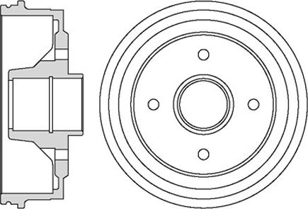 Motaquip VBD99 - Brake Drum autospares.lv