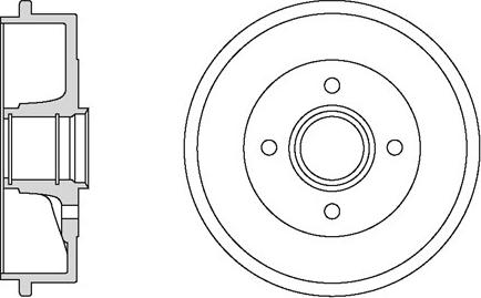 Motaquip VBD662 - Brake Drum autospares.lv