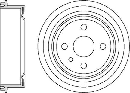 Motaquip VBD601 - Brake Drum autospares.lv