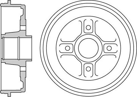 Motaquip VBE691 - Brake Drum autospares.lv