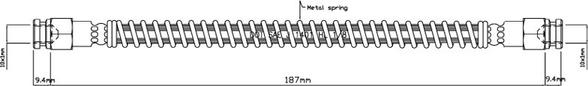 Motaquip VBH679 - Brake Hose autospares.lv