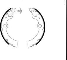 Motaquip VBS695 - Brake Shoe Set autospares.lv