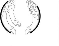 Motaquip VBS689 - Brake Shoe Set autospares.lv