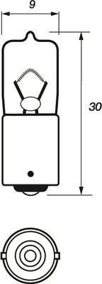 Motaquip VBU433 - Bulb, indicator autospares.lv