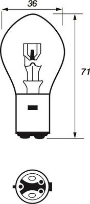 Motaquip VBU395 - Bulb, spotlight autospares.lv