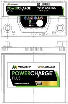 Motaquip VBY47 - Starter Battery autospares.lv