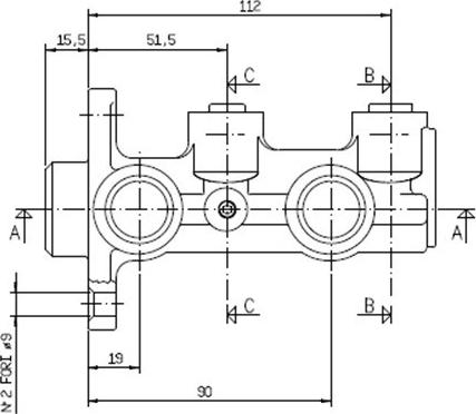 Motaquip VMC183 - Brake Master Cylinder autospares.lv