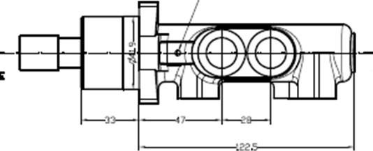 Motaquip VMC234 - Brake Master Cylinder autospares.lv