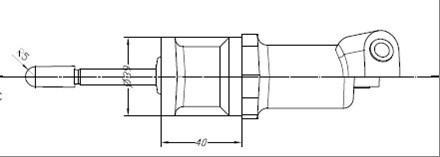 Motaquip VSC121 - Slave Cylinder, clutch autospares.lv