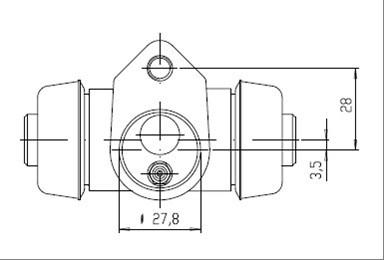 Motaquip VWC658 - Wheel Brake Cylinder autospares.lv