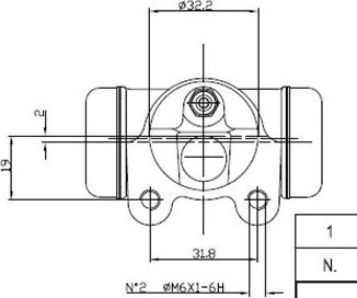 Motaquip VWC815 - Wheel Brake Cylinder autospares.lv