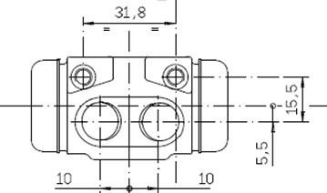 Motaquip VWC829 - Wheel Brake Cylinder autospares.lv