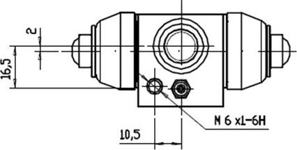 Motaquip VWC821 - Wheel Brake Cylinder autospares.lv