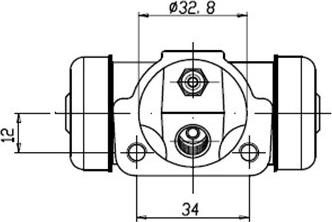 Motaquip VWC248 - Wheel Brake Cylinder autospares.lv