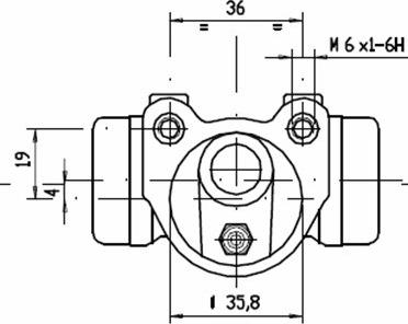 Motaquip VWC272 - Wheel Brake Cylinder autospares.lv